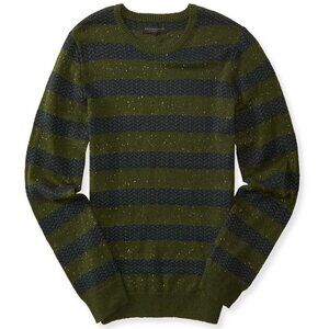 Aeropostale Men's Herringbone Stripe Crew Neck Sweater - Size Large - NWT
